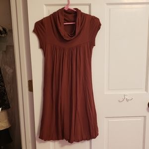 Short sleeve sweater dress